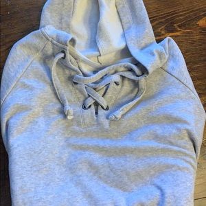 Aerie over sized cropped sweatshirt